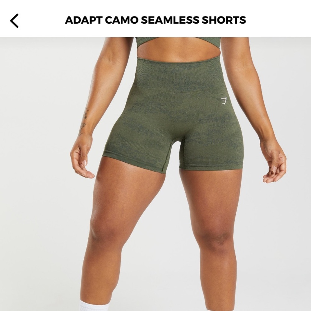 Gymshark Adapt Camo seamless shorts
